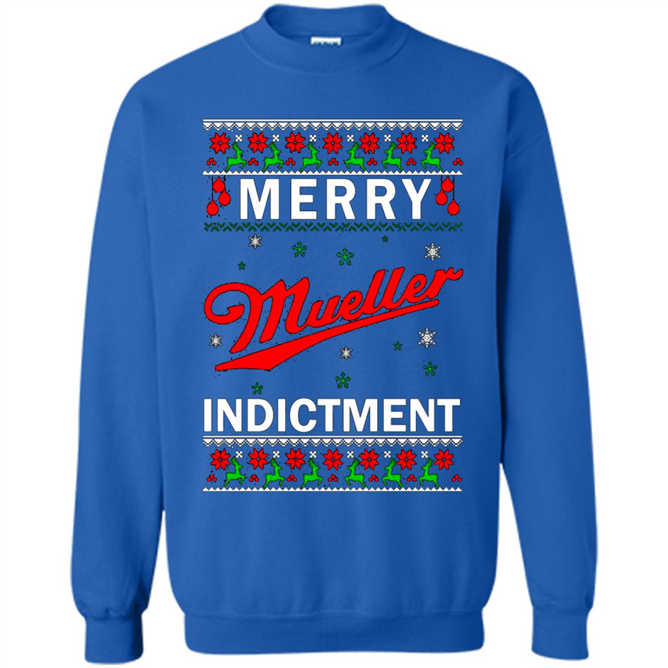 Merry Muller indictment Christmas sweatshirt PINGPONG