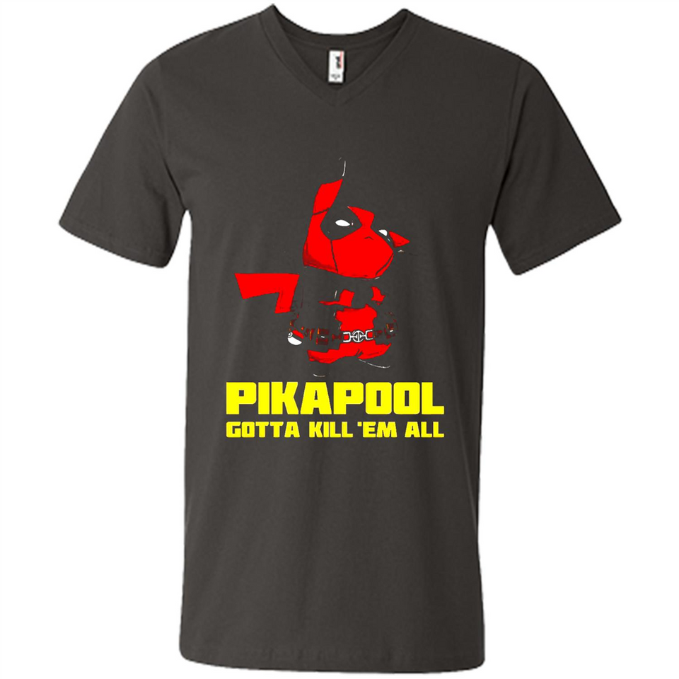 Pikapool Gotta Kill Them All Shirt PINGPONG - Men's V-Neck