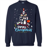Christmas Ugly Sweater Animal Tree Pine Merry Christmas - Sweatshirt