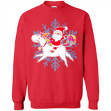 Unicorn And Santa Christmas 1 - Sweatshirt