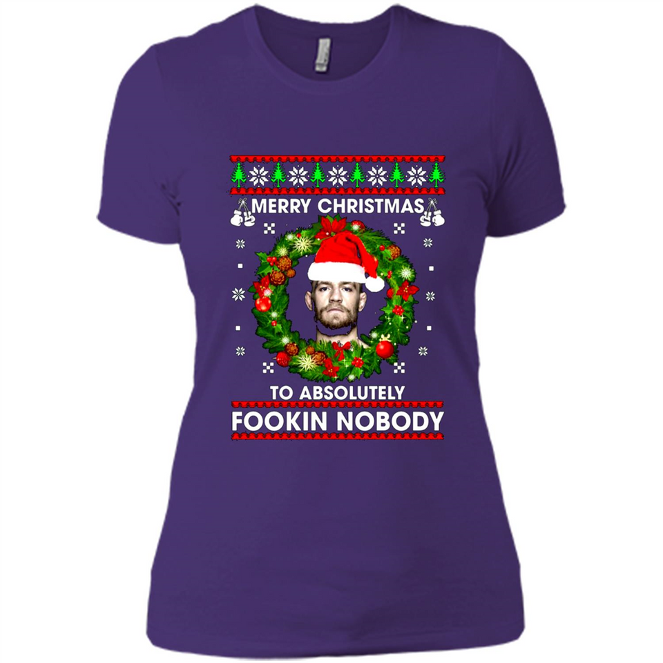 Merry Fookin Christmas Conor Mcgregor sweater PINGPONG