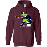 Los Angeles Rams Toilet Grinch Santa Claus Football Fan PINGPONG