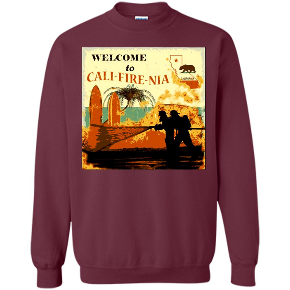 Paradise California Camp Fire Youth T-Shirt PINGPONG - Sweatshirt