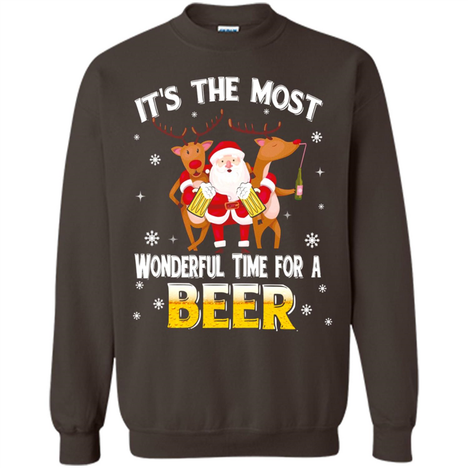 Its The Most Wonderful Time for a Beer - Sweatshirt