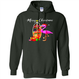 Flamingo Christmas Shirt, Merry Christmas Shirt , Flamingo - Hoodie