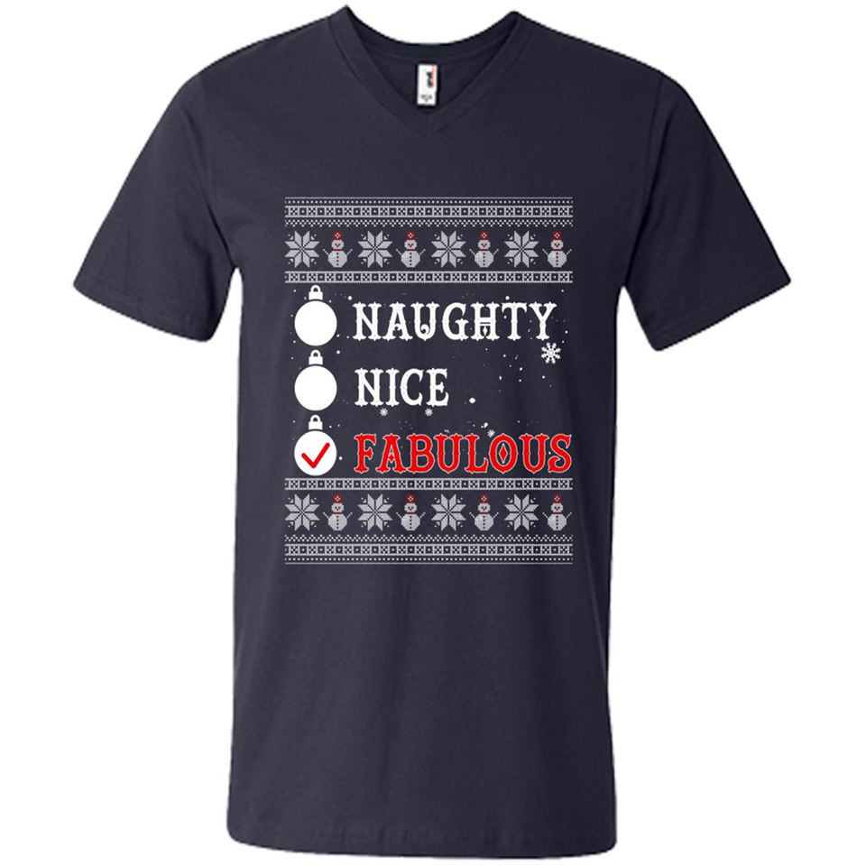 Naughty Nice Fabulous - Men's V-Neck