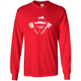 Charlotte Hornets And Superman Fans - Long Sleeve T-Shirt