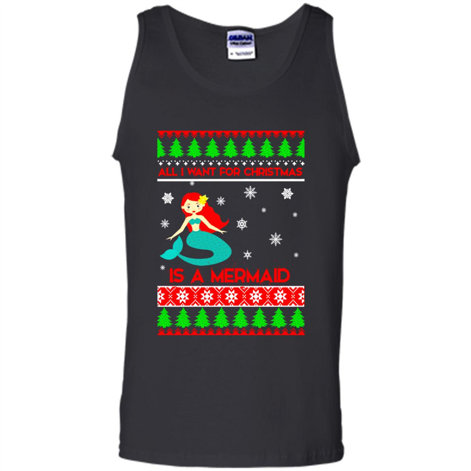 All I Want For Christmas Is A Mermaid ugly PINGPONG