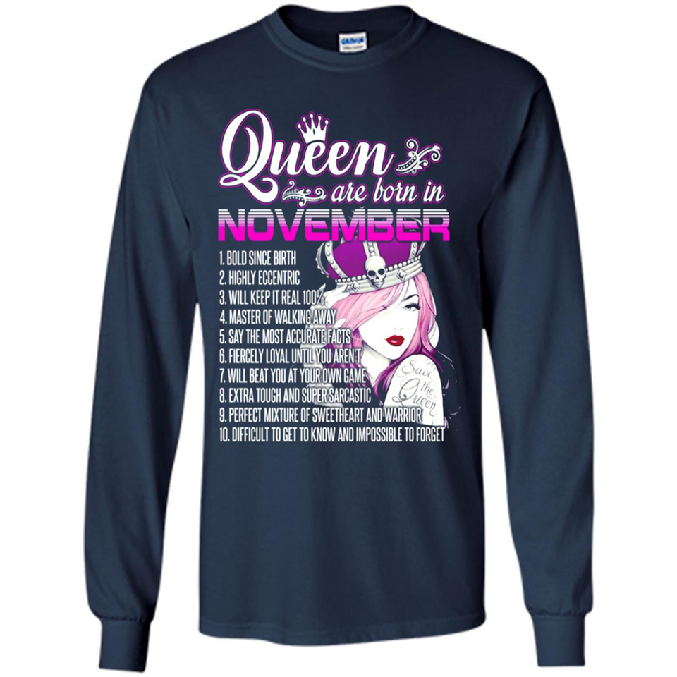 Queens Are Born In November Vintage Birthday