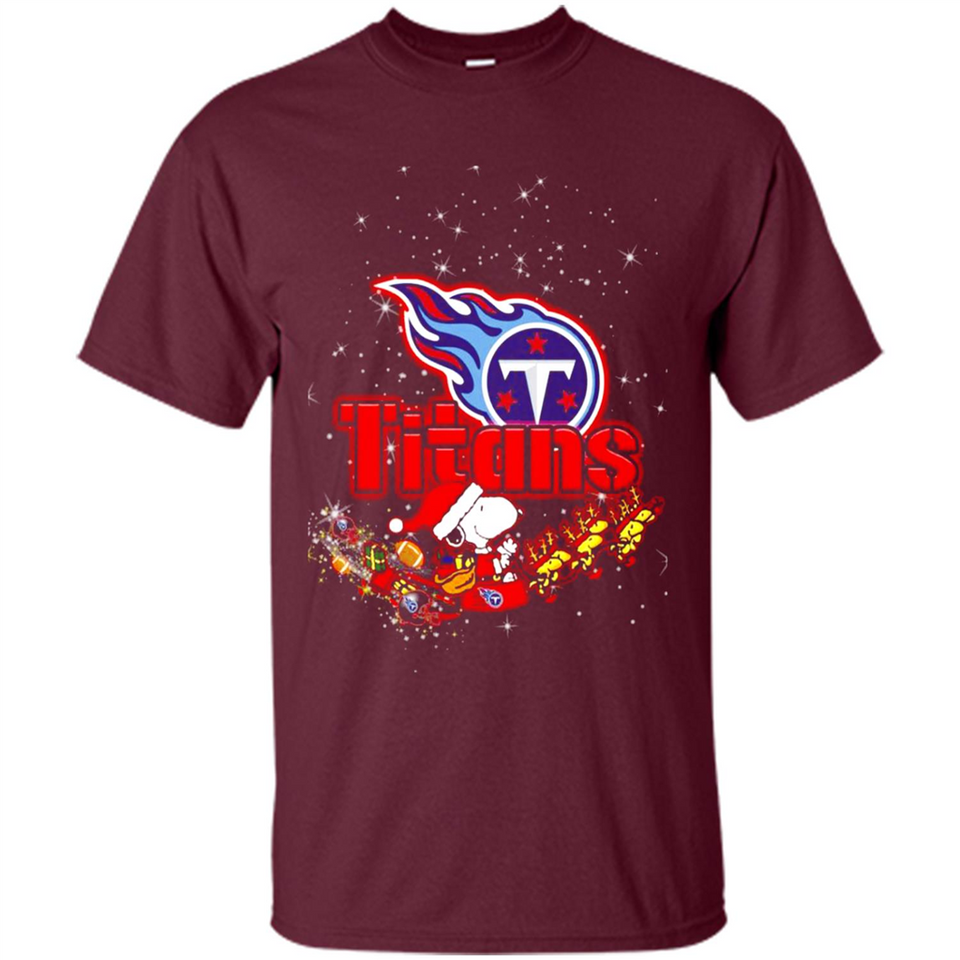 Snoopy Christmas Tennessee Titans - Shirt