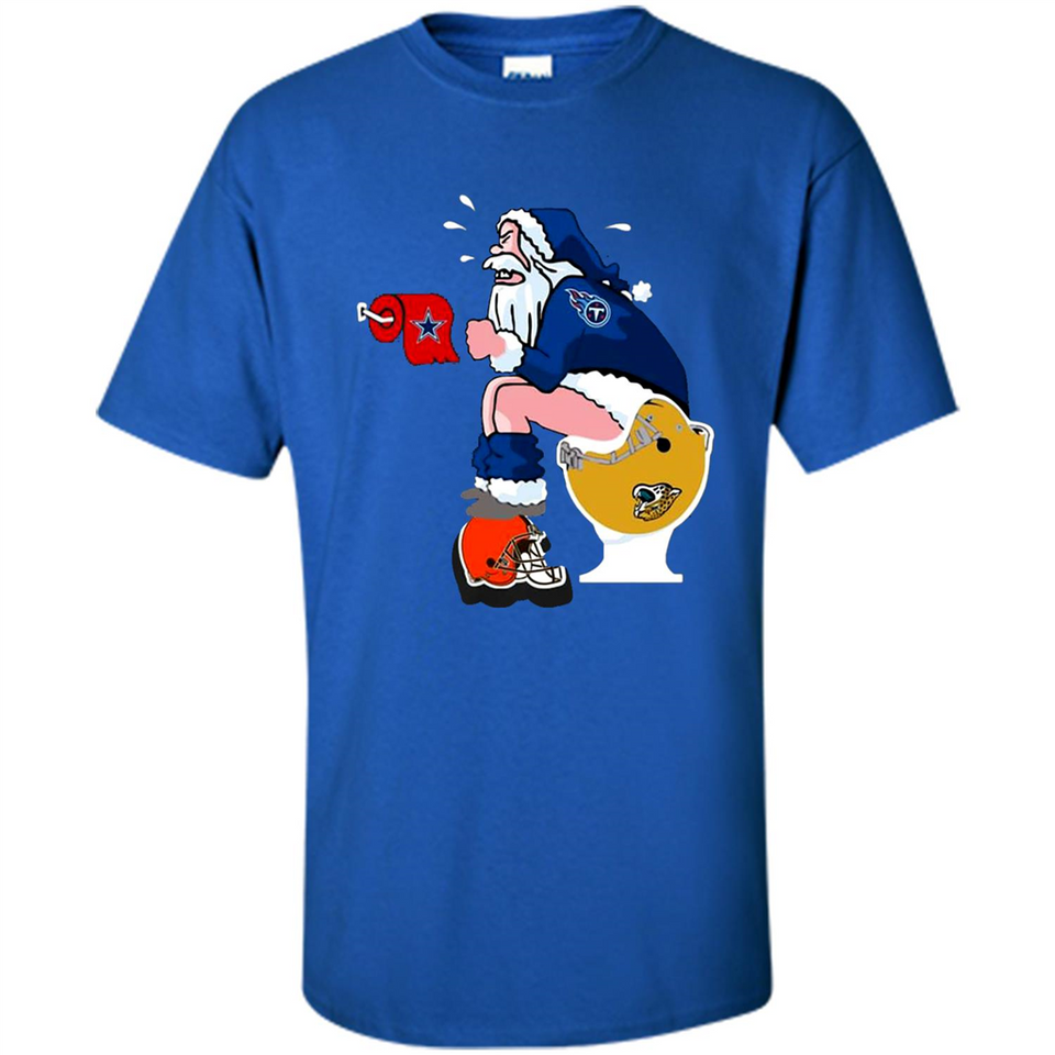 Tennessee Titans Santa Claus Toilet