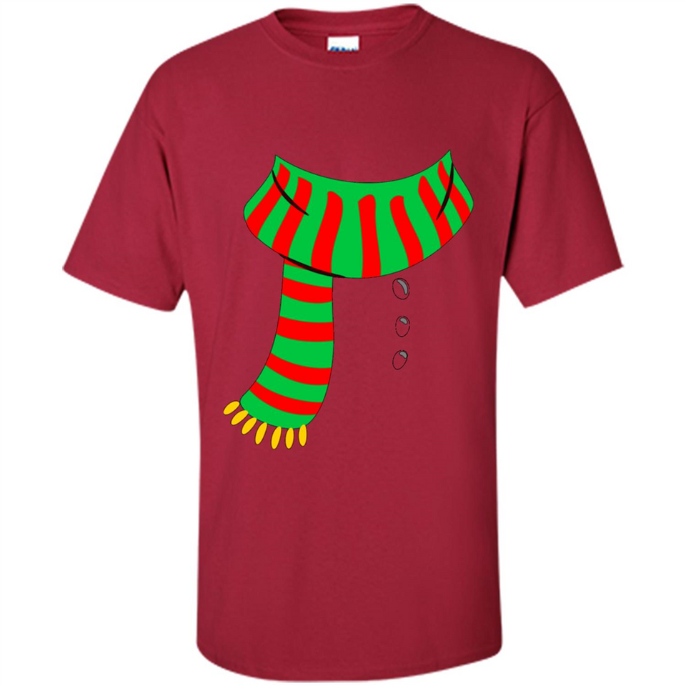 Snowman Scarf Costume T-shirt Christmas