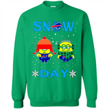 Snow Day Shirt For Buffalo Bills Vs Minion Fans pingpong
