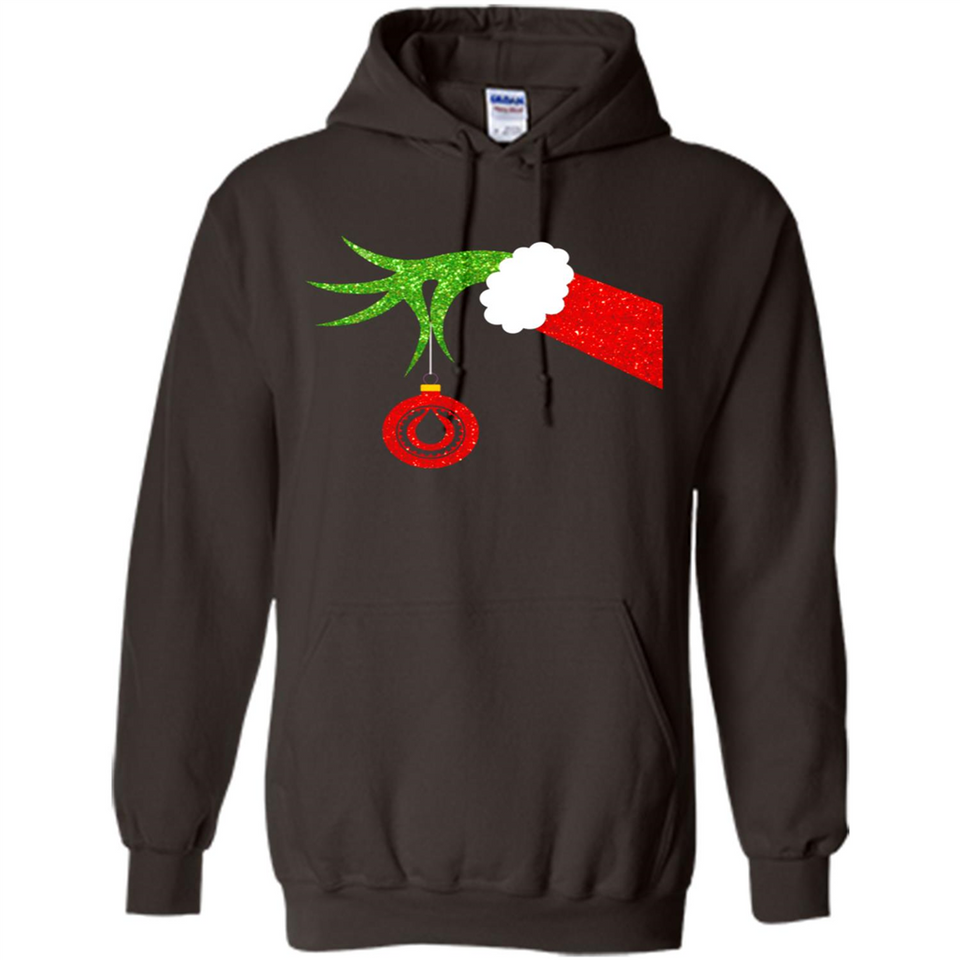 Funny Grinch Hand Holding Oiler Ornament Christmas PING PONG