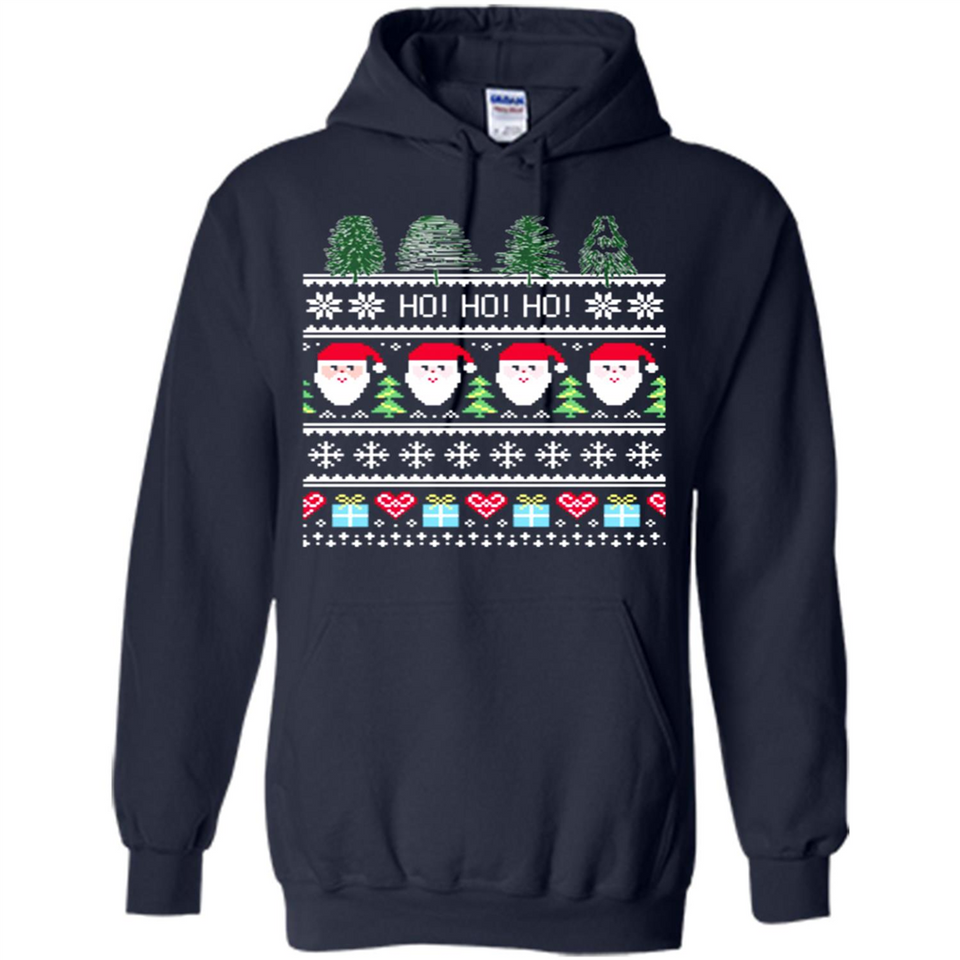 Ugly Merry Christmas Tree Santa Snowflakes