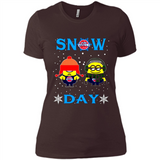 Snow Day Shirt For Detroit Pistons Vs Minion Fans pingpong