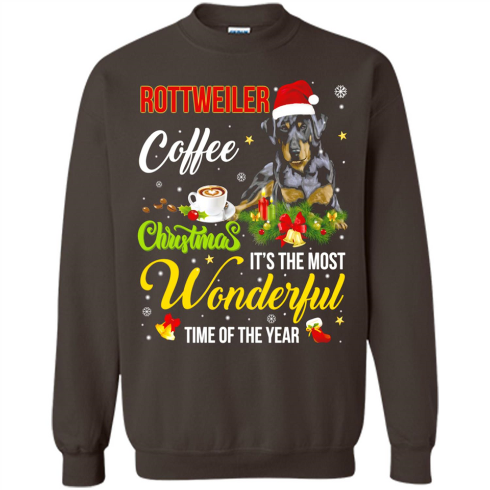 Rottweiler Coffee Wonderful Christmas