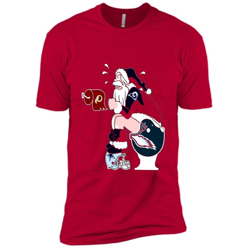 Los Angeles Rams Toilet Santa Claus PINGPONG