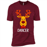 Dancer Santa Claus Funny Xmas Holiday T-Shirt - Premium Short Sleeve T-Shirt