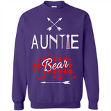 Aunt Shirt Buffalo Plaid Family Camp Bear Tee - Sweatshirt