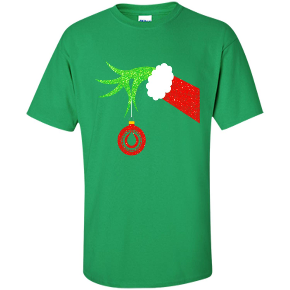 Funny Grinch Hand Holding Oiler Ornament Christmas PING PONG
