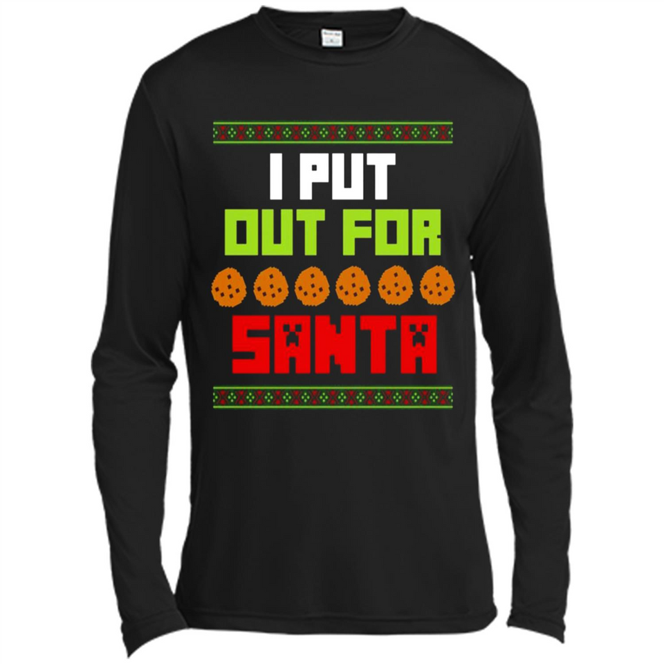 Cookies Out For Santa Christmas - Canvas Long Sleeve T-Shirt