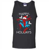 Marvel Spider Man Happy Holidays Santa Christmas Mug PINGPONG - Tank Top