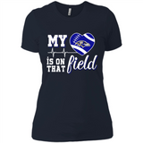 Baltimore Ravens Football My Heart is on that Field - Ladies' Boyfriend T-Shirt