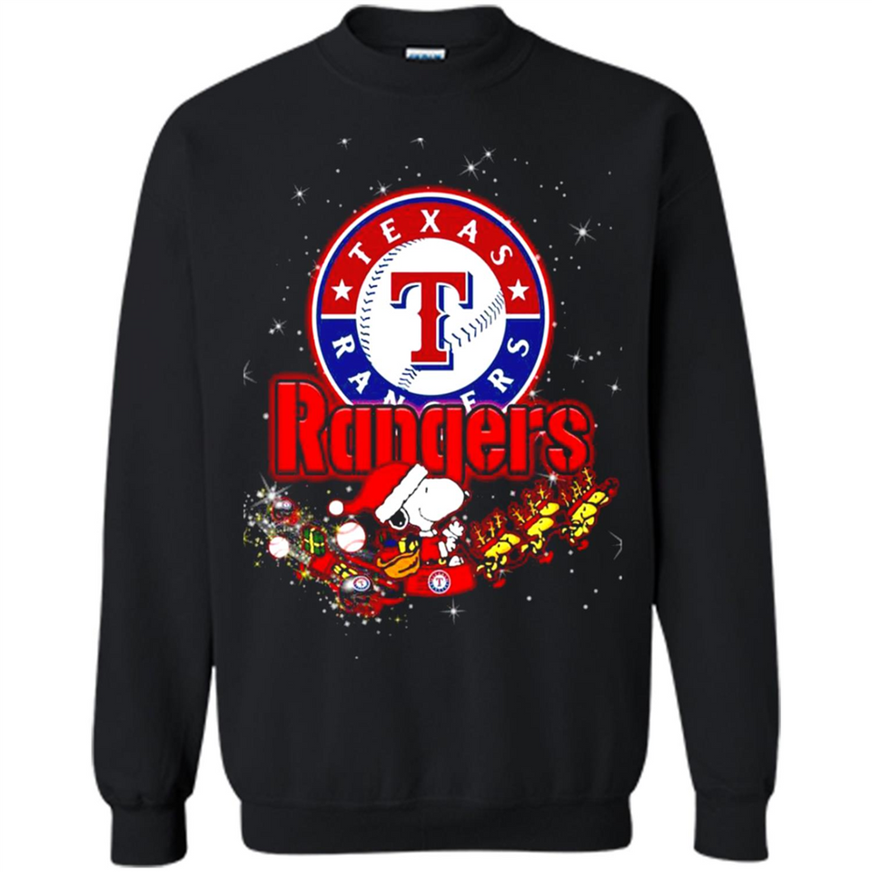 Snoopy Christmas Texas Rangers - Sweatshirt