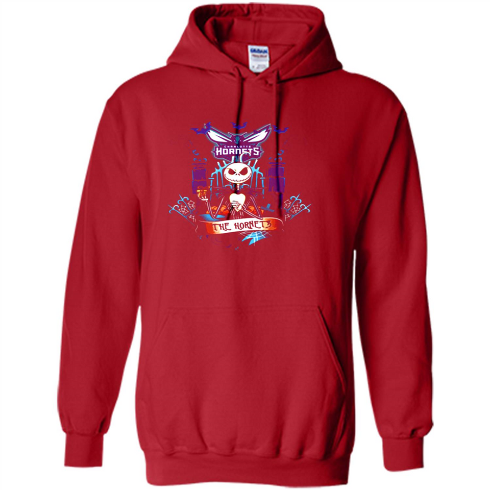 Charlotte Hornets Halloween The Nightmare Before Christmas - Hoodie