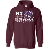 Notre Dame Fighting Irish Football My Heart is on that Field - Hoodie