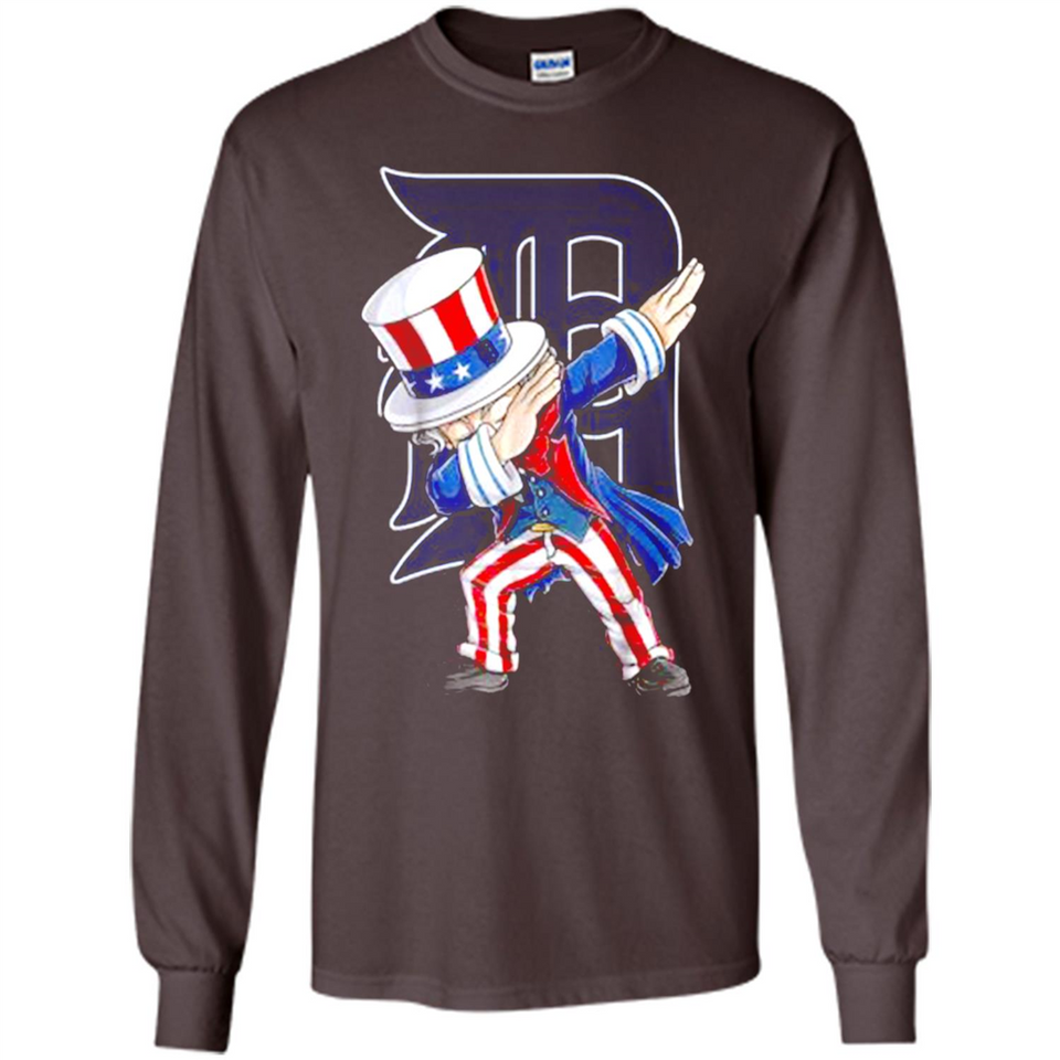 MLB DETROIT TIGERS UNCLE SAM DABBING INDEPENDENCE DAY