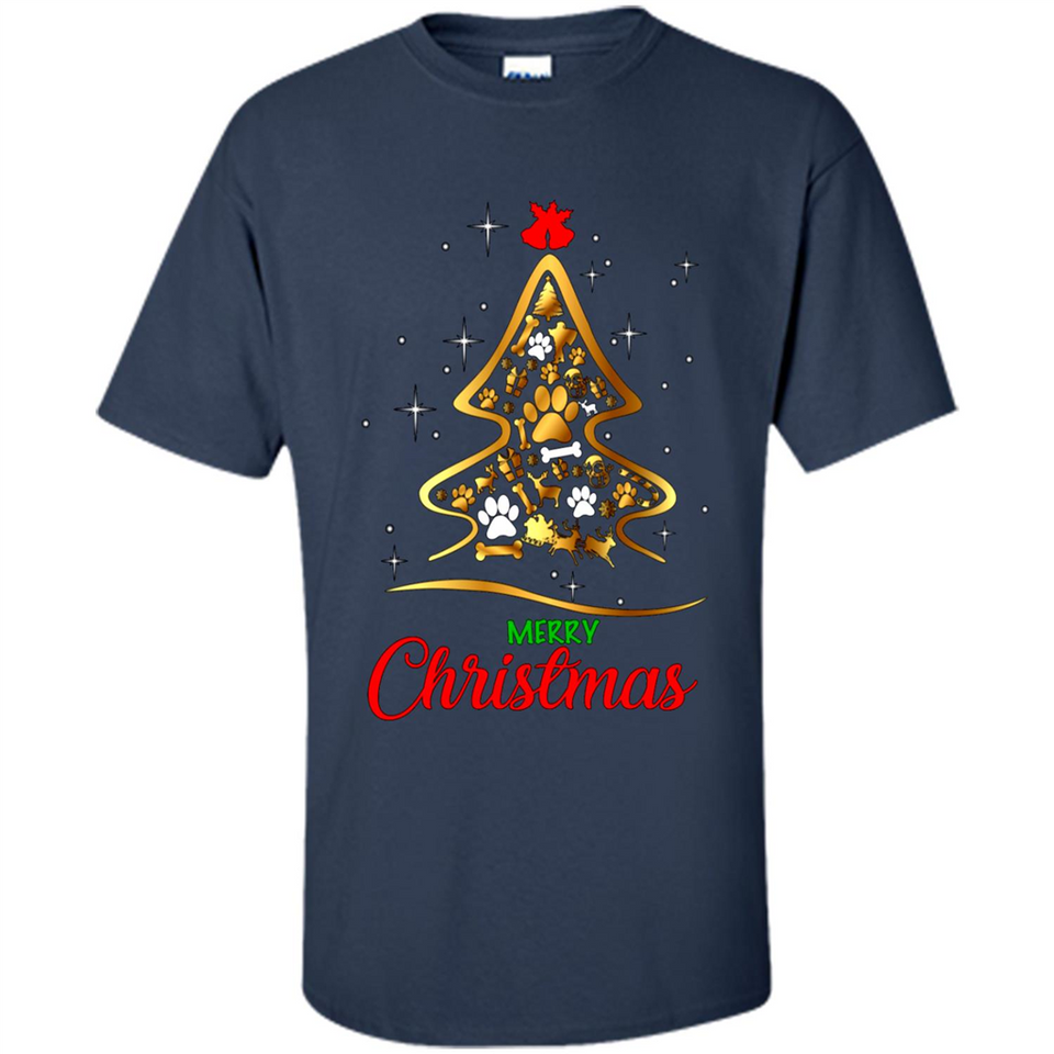 Merry Christmas Dogs Christmas Tree PING PONG