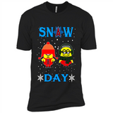 Snow Day Shirt For Los Angeles Angels Vs Minion Fans pingpong