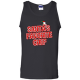Funny Christmas Clothes - Santas Favorite Chef - Tank Top