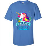 Unicorns are born in Pisces Birthday Rainbow Gift Ladies Custom