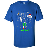 Let's Get Elfed Up Funny Drinking Wine Christmas Elf PINGPONG