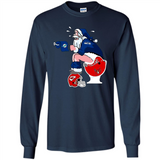 Seattle Seahawks Santa Claus Toilet