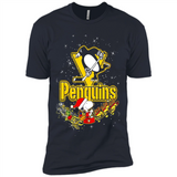 Snoopy Christmas Pittsburgh Penguins - Premium Short Sleeve T-Shirt