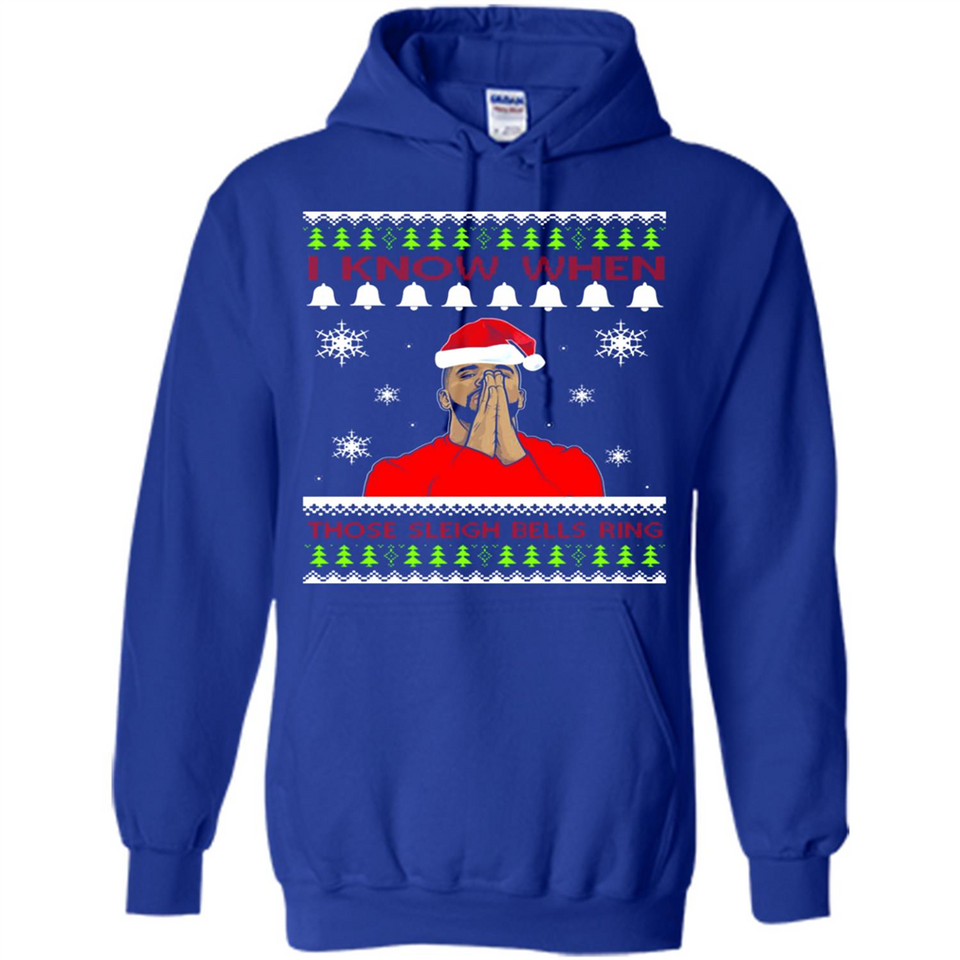 Drake I Know When Those Sleigh Bells Ring Christmas - Hoodie