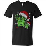 Boxer Dog diamond Christmas - Men's V-Neck