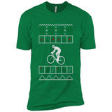 Christmas Ugly Sweater Cycling - Ugly Christmas Sweater - Premium Short Sleeve T-Shirt