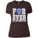Tennessee Titans Forever For ever not just when we win - Ladies' Boyfriend T-Shirt