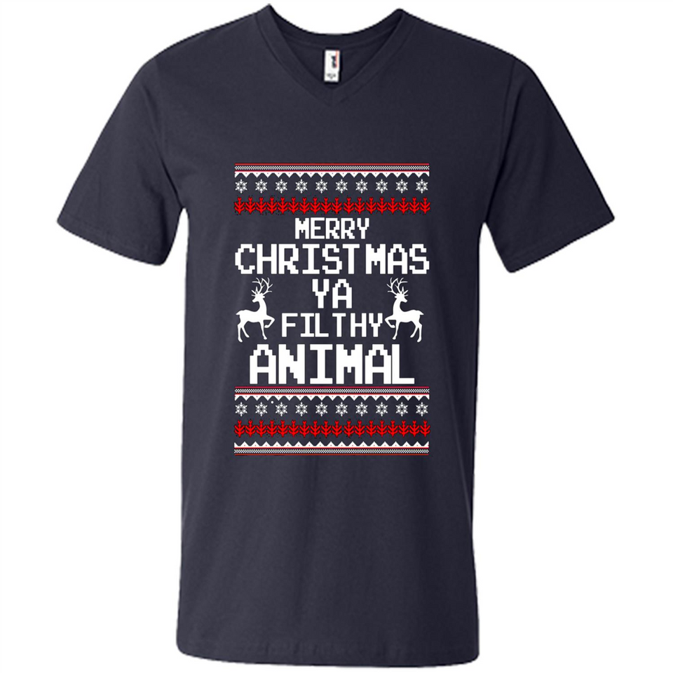 Merry Christmas ya filthy animal ulgy sweater PINGPONG
