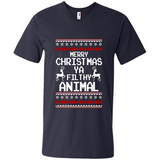 Merry Christmas ya filthy animal ulgy sweater PINGPONG