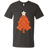 Bacon & Eggs Over Easy Fried Food Breakfast Xmas Tree Foodie - Men's V-Neck