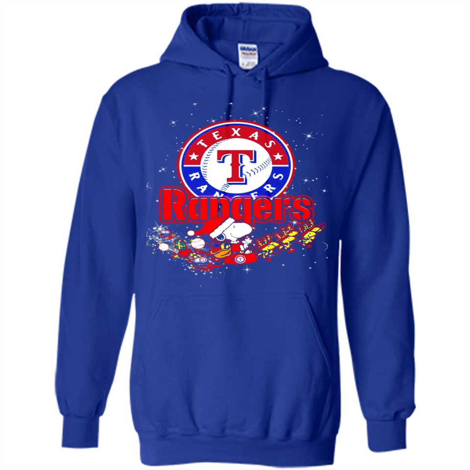 Snoopy Christmas Texas Rangers - Hoodie