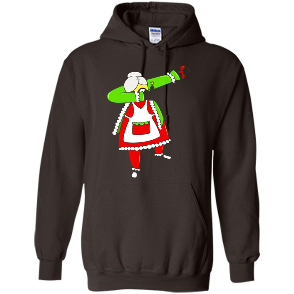 Funny Dabbing Mrs. Santa Claus Christmas Dab - Hoodie
