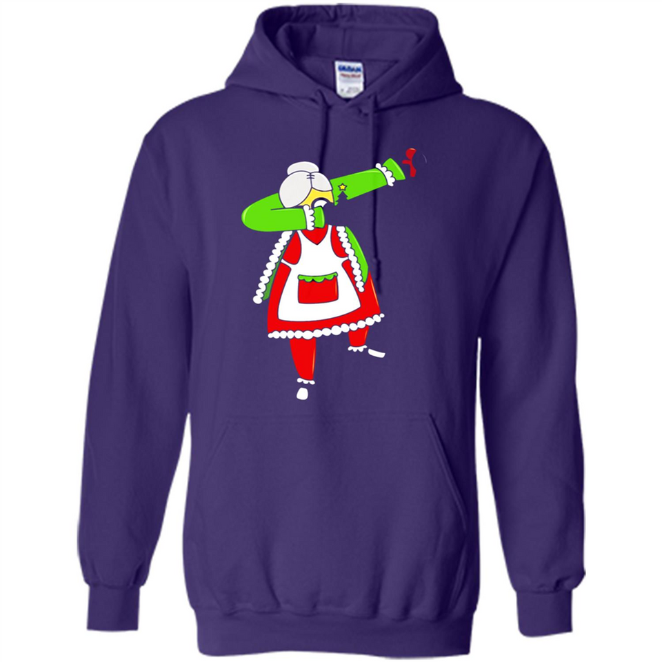 Funny Dabbing Mrs. Santa Claus Christmas Dab - Hoodie