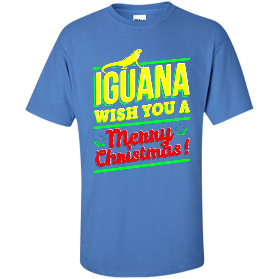 Iguana Wish You A Merry Christmas Animal - Shirt